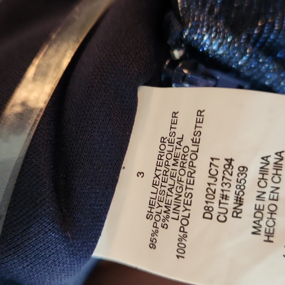 Speechless Sparkly Skater Midi Dress - Picture 6 of 6